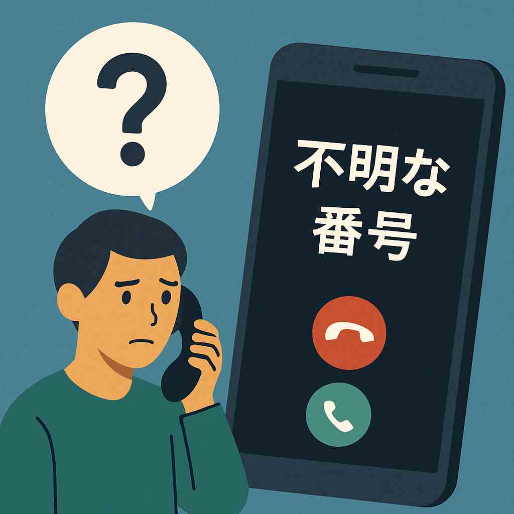 不明な電話番号