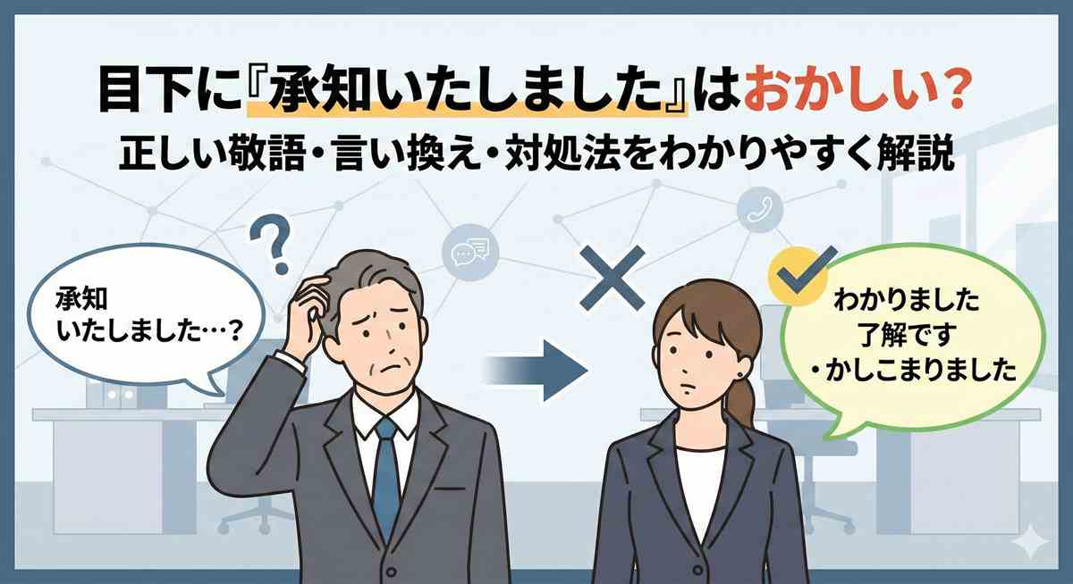 承知いたしました