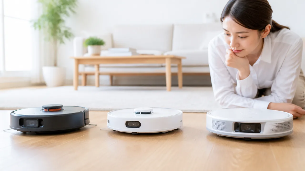 ロボット掃除機のLiDARとカメラの違いは?選び方をやさしく解説