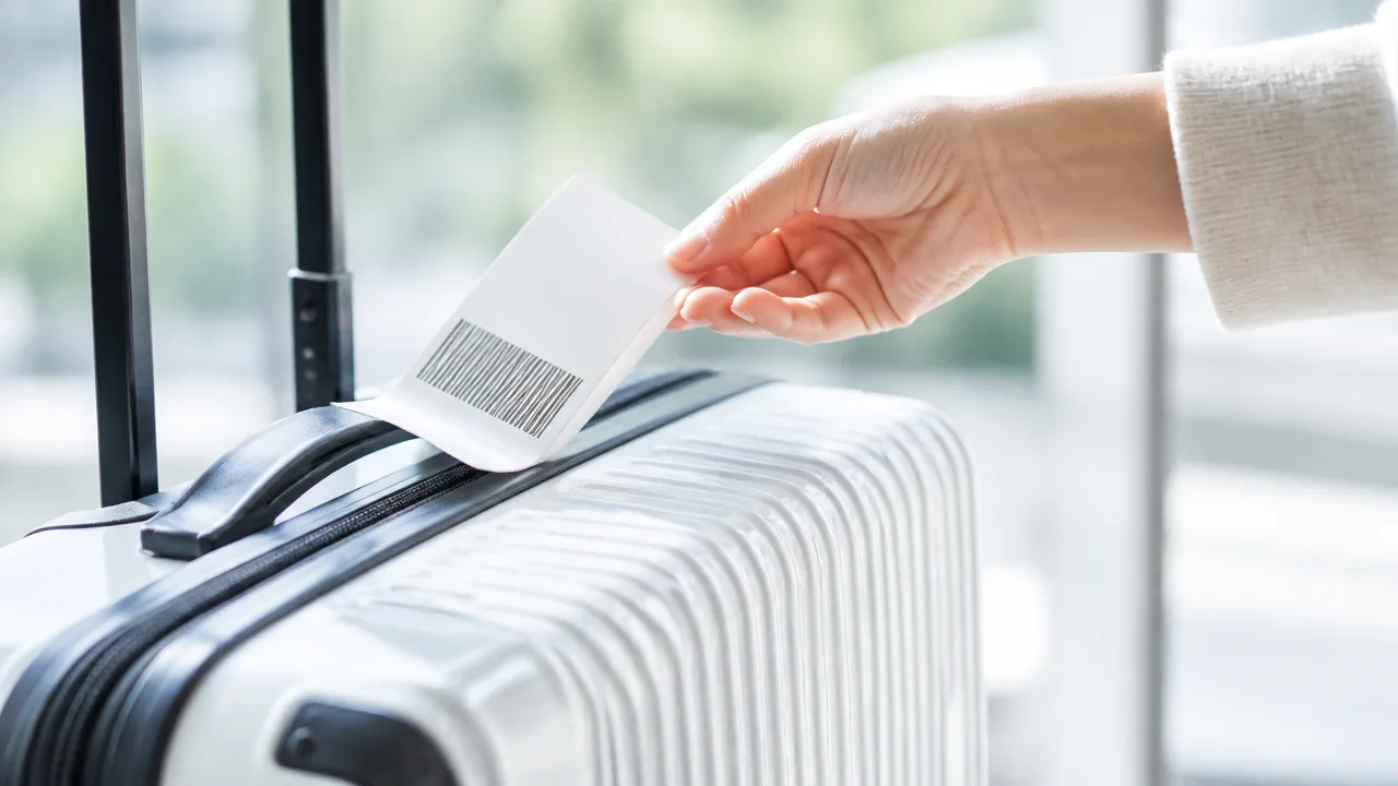 飛行機の手荷物タグ、バーコードには何が書いてある?見方を解説