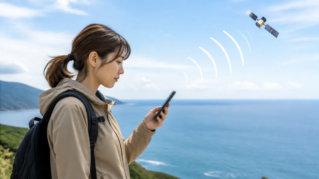 スマホの衛星通信は専用アンテナなしでなぜつながる？仕組みを解説