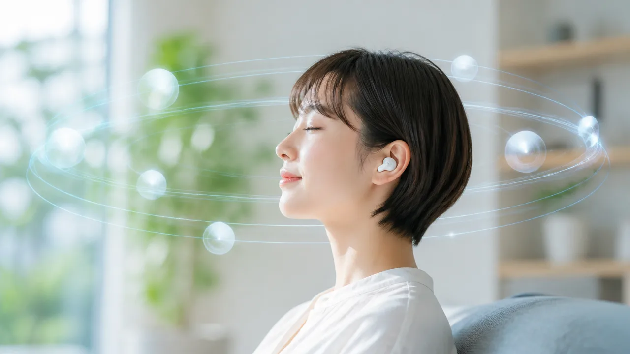 空間オーディオはイヤホン2つでなぜ360度に聞こえる?仕組みを解説