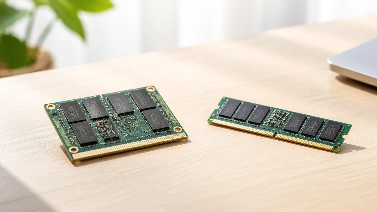 CAMM2とSO-DIMMの違いは?ノートPCメモリをやさしく比較