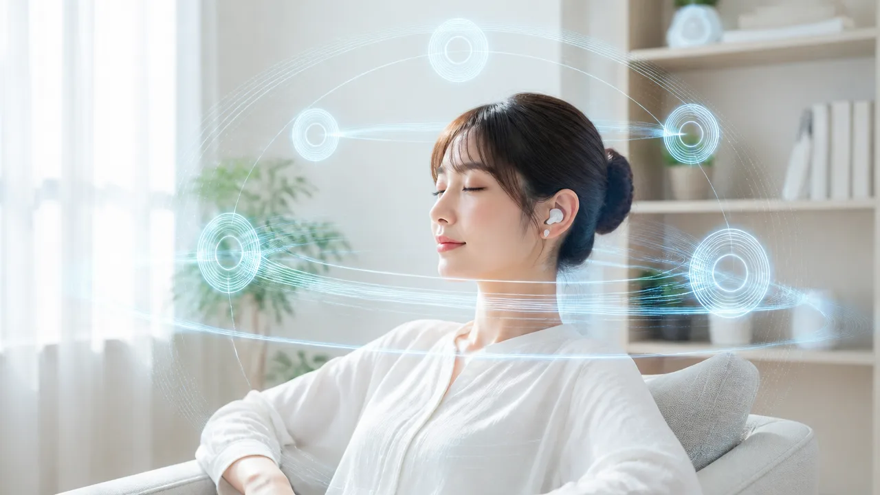空間オーディオはイヤホン2つでなぜ360度に聞こえる?仕組みを解説