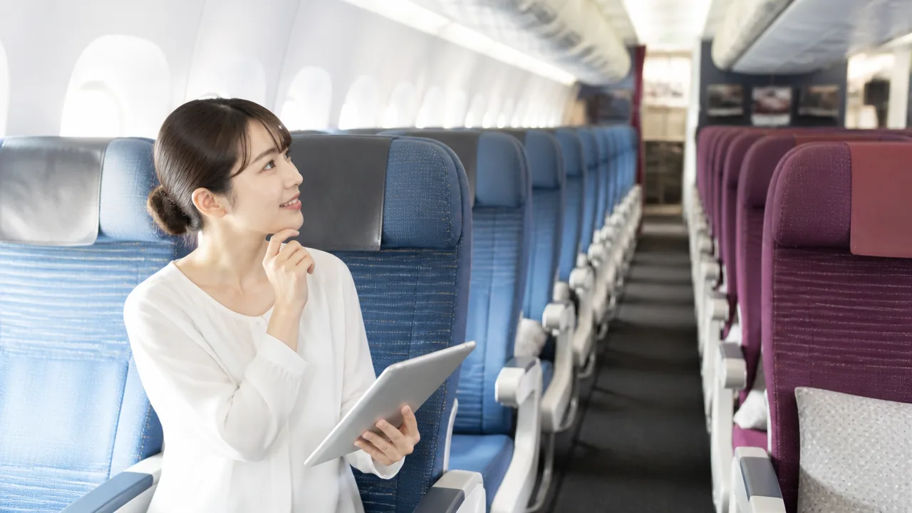 飛行機の座席にI列がないのはなぜ？理由と座席表の見方を解説