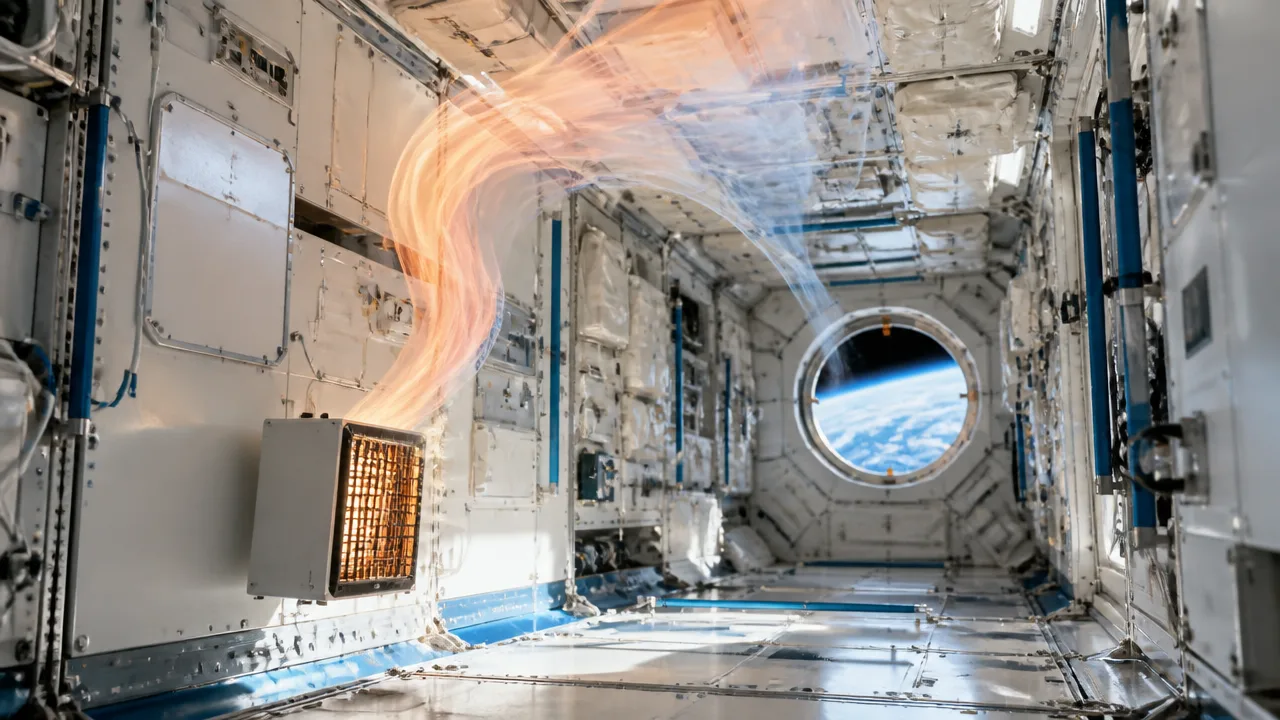 暖かい空気は重力のない空間でどうなる?ISS内の動きを解説