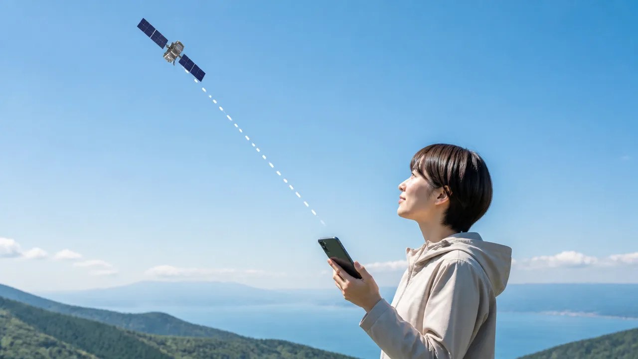 スマホの衛星通信は専用アンテナなしでなぜつながる？仕組みを解説