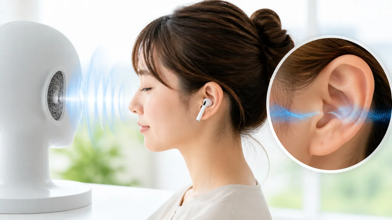 空間オーディオはイヤホン2つでなぜ360度に聞こえる?仕組みを解説