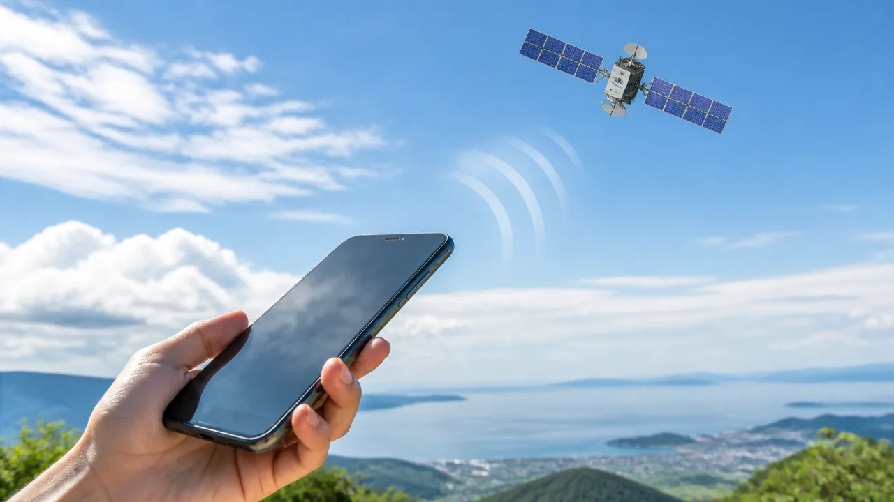 スマホの衛星通信は専用アンテナなしでなぜつながる？仕組みを解説