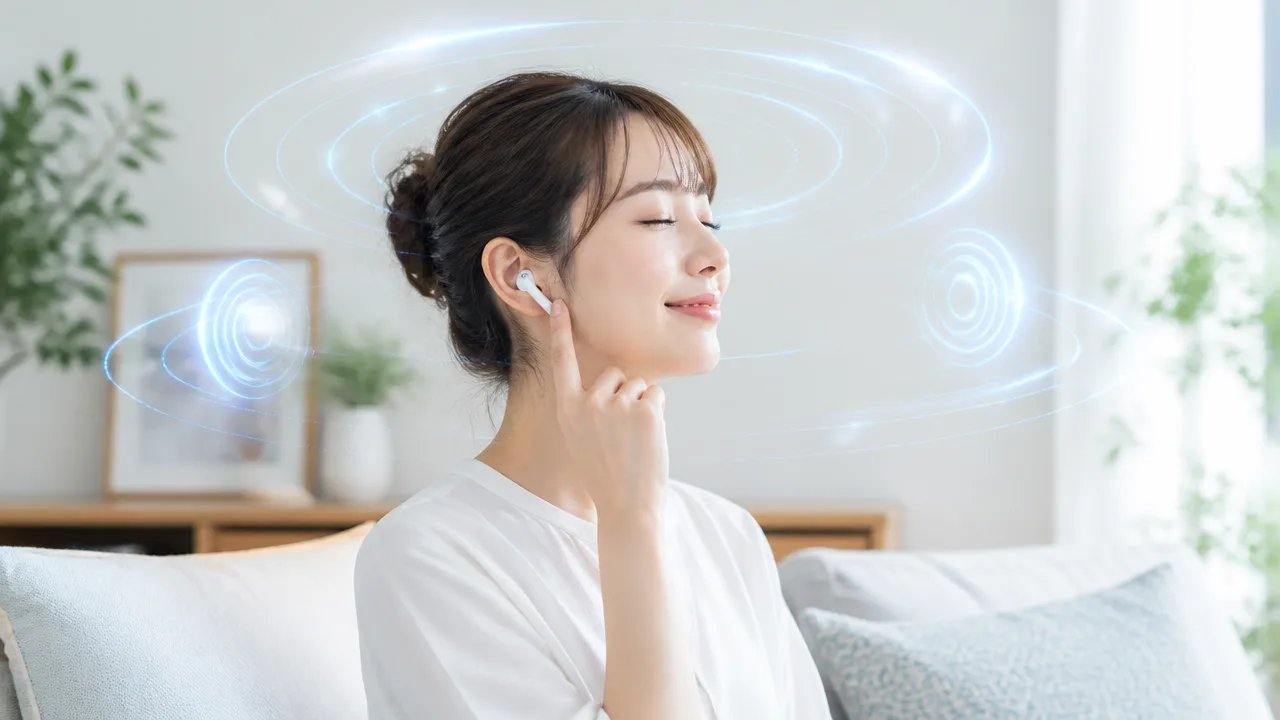 空間オーディオはイヤホン2つでなぜ360度に聞こえる?仕組みを解説