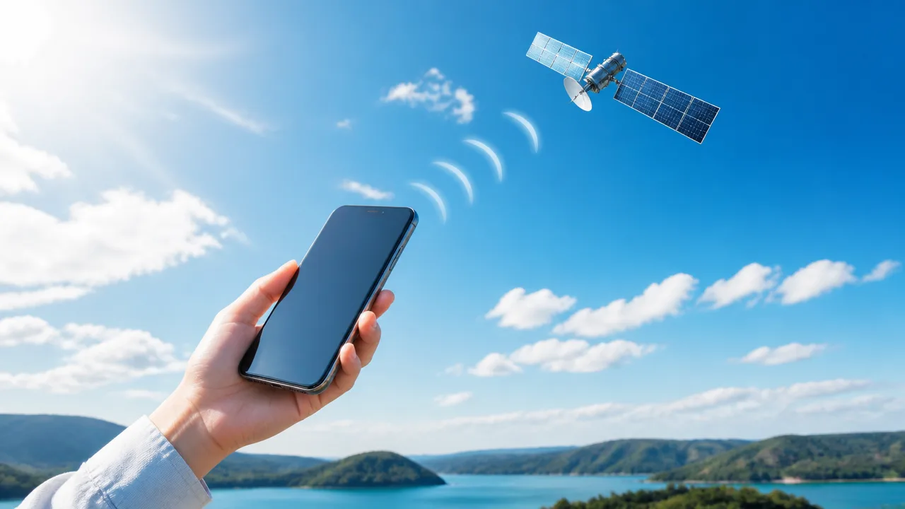 スマホの衛星通信は専用アンテナなしでなぜつながる？仕組みを解説
