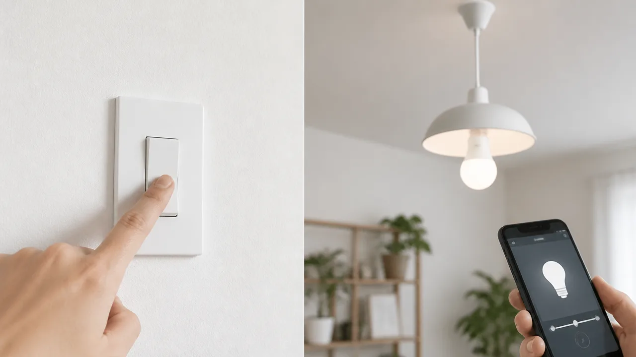 スマート電球は壁スイッチを切ると使えない?原因と便利な対策を解説