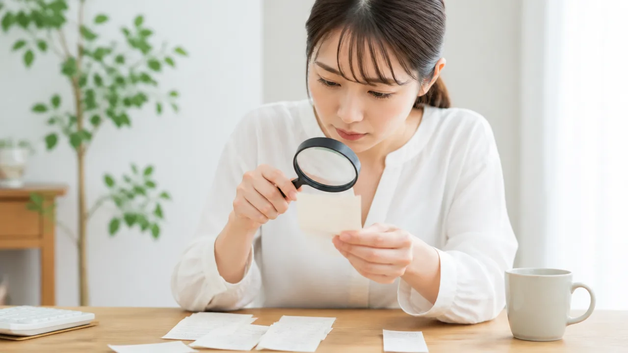 レシートの文字が消えるのはなぜ?原因ときれいに保存する方法