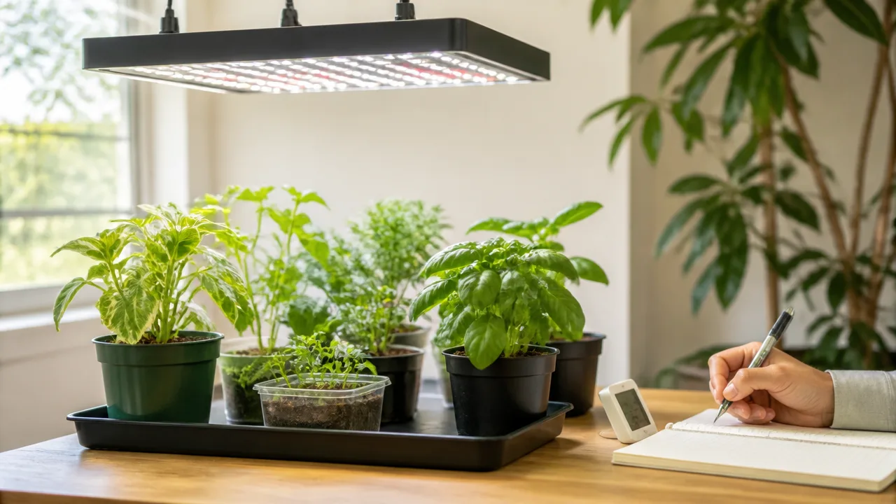 植物育成LEDで葉焼けすることはある?適切な距離と照射時間を解説
