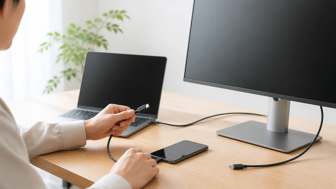 USB-Cモニターで映像は映るのに充電できない原因と確認方法