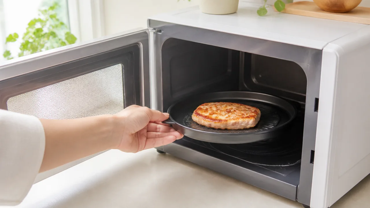 電子レンジ用の焼き目がつく調理プレートはなぜ焼ける?仕組みを解説