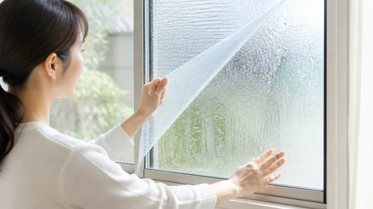 窓に断熱シートを貼ると結露が増える?原因と正しい貼り方を解説