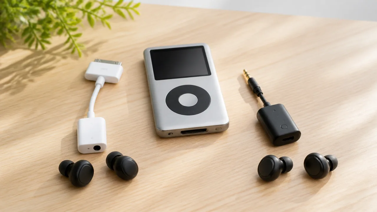 古いiPod classicでBluetoothイヤホンを使う方法と注意点