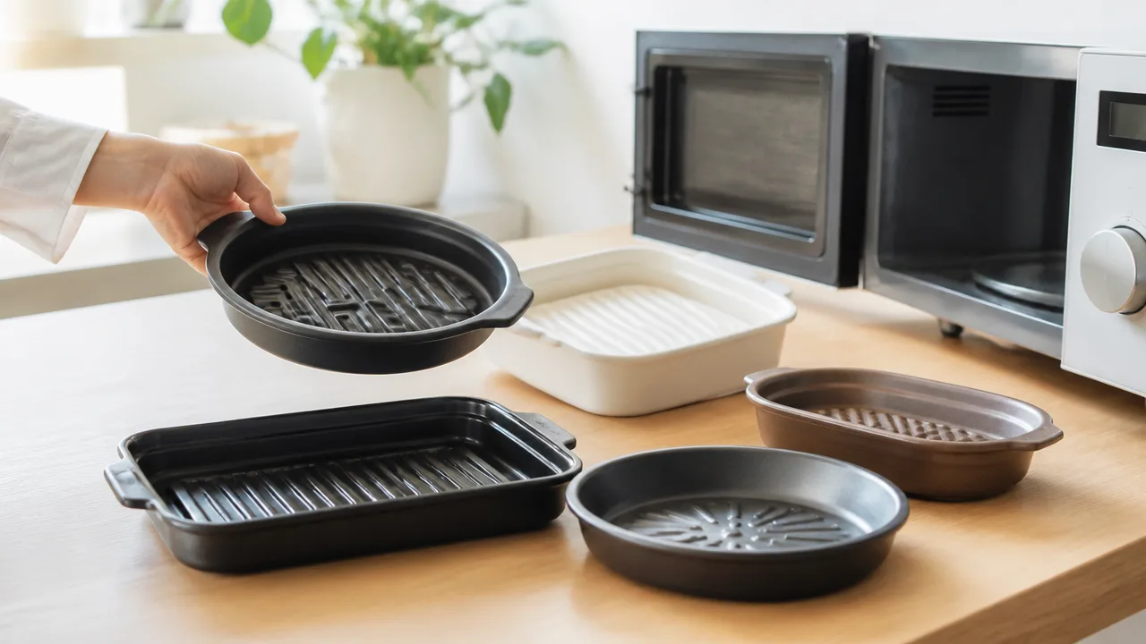 電子レンジ用の焼き目がつく調理プレートはなぜ焼ける?仕組みを解説