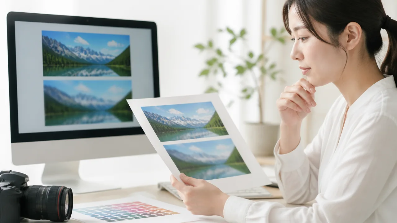 AI生成画像を印刷するとぼやけるのはなぜ？解像度と印刷サイズの関係