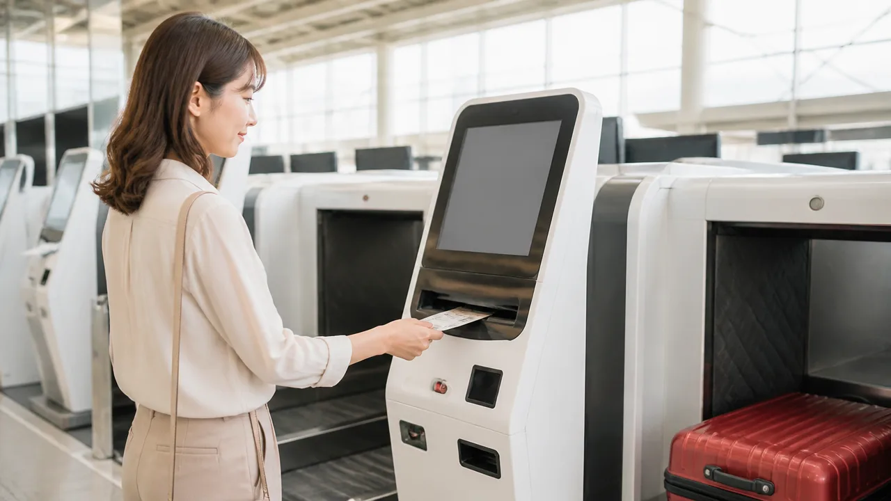 空港の自動手荷物預け機の仕組みとは?使い方や流れ、注意点を解説