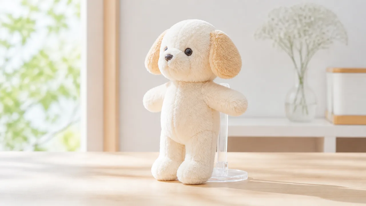 ぬい撮りでぬいぐるみを自立させる目立たないスタンドの選び方とコツ