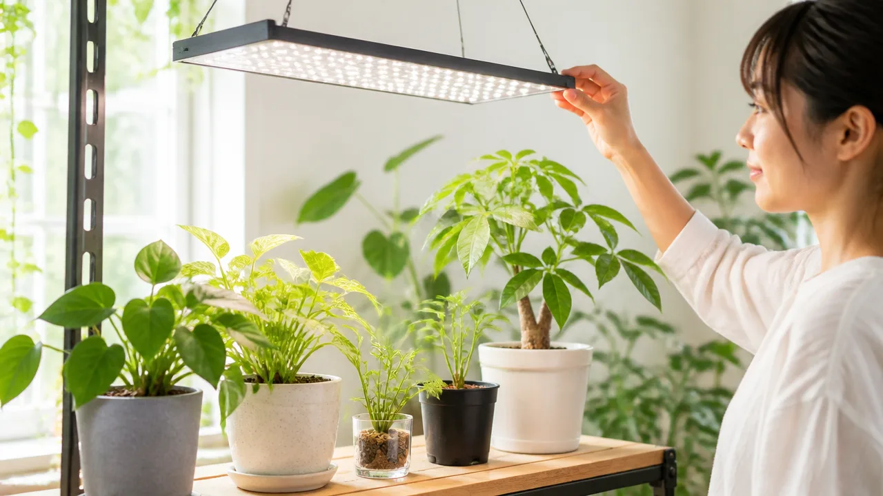 植物育成LEDで葉焼けすることはある?適切な距離と照射時間を解説