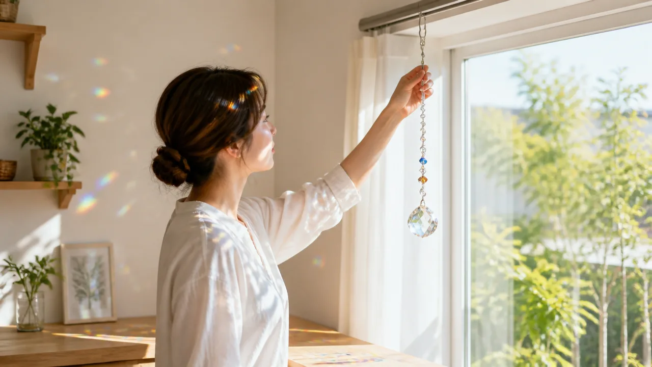 サンキャッチャーで虹が出ないのはなぜ?窓の向きと吊るす位置のコツ