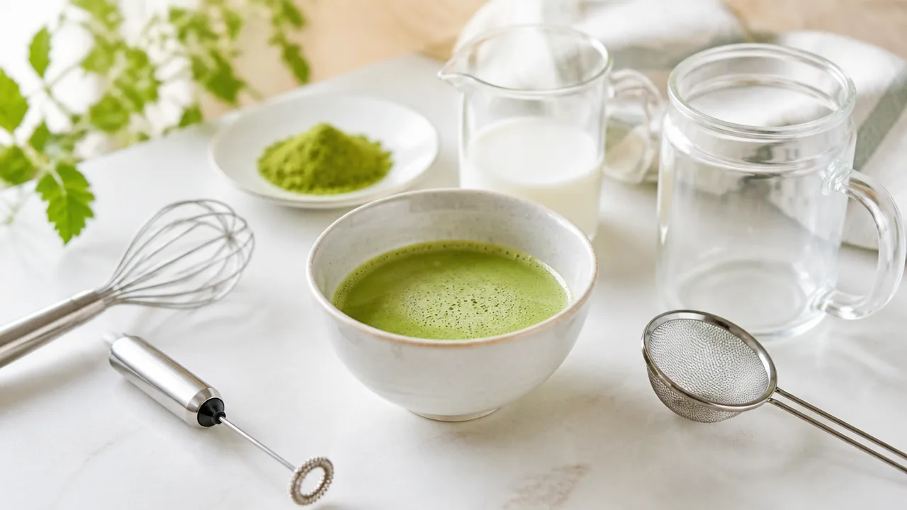 抹茶ラテがダマになる原因は?茶せんなしでなめらかに混ぜる方法