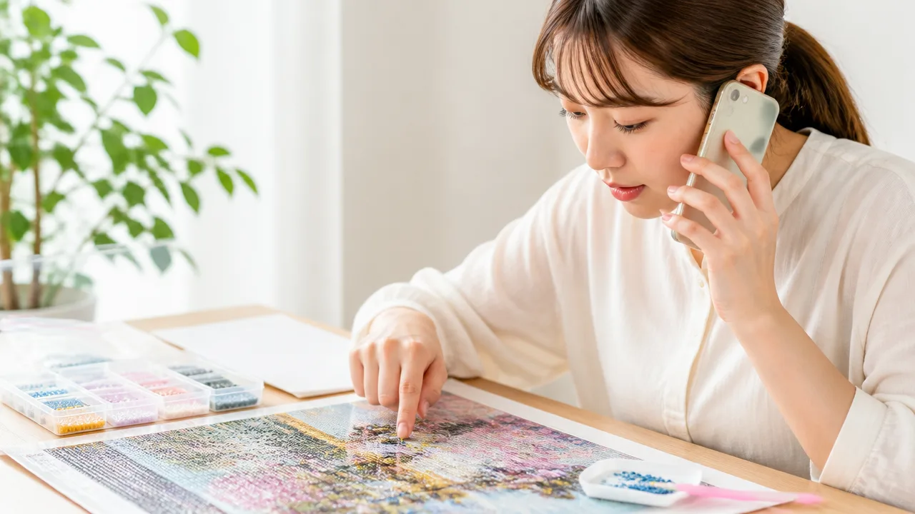 ダイヤモンドアートのビーズが足りないときは?補充方法と色合わせのコツ