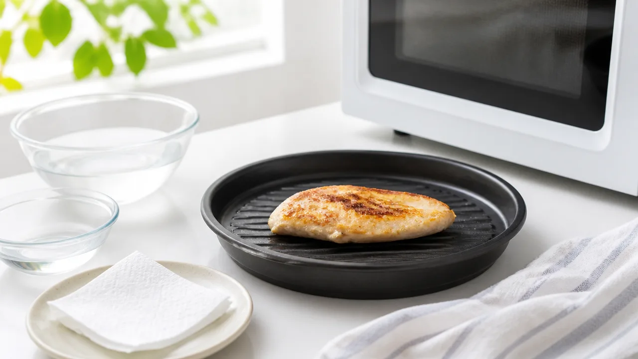 電子レンジ用の焼き目がつく調理プレートはなぜ焼ける?仕組みを解説