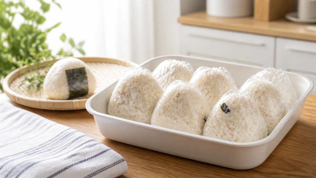 冷凍おにぎりがパサパサになる原因は?ふっくら解凍するコツと保存方法