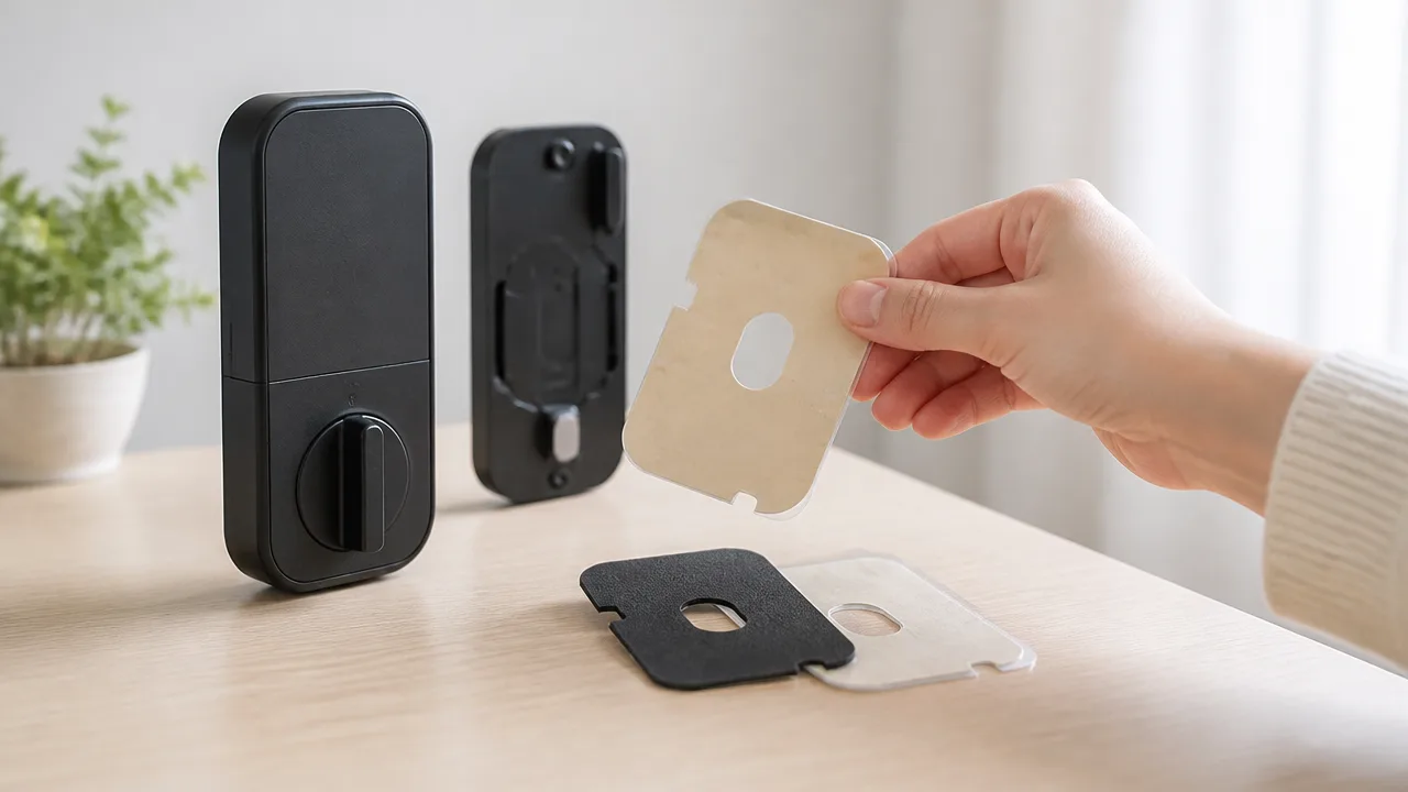 スマートロックの両面テープが冬に剥がれる原因と貼り直しのコツ