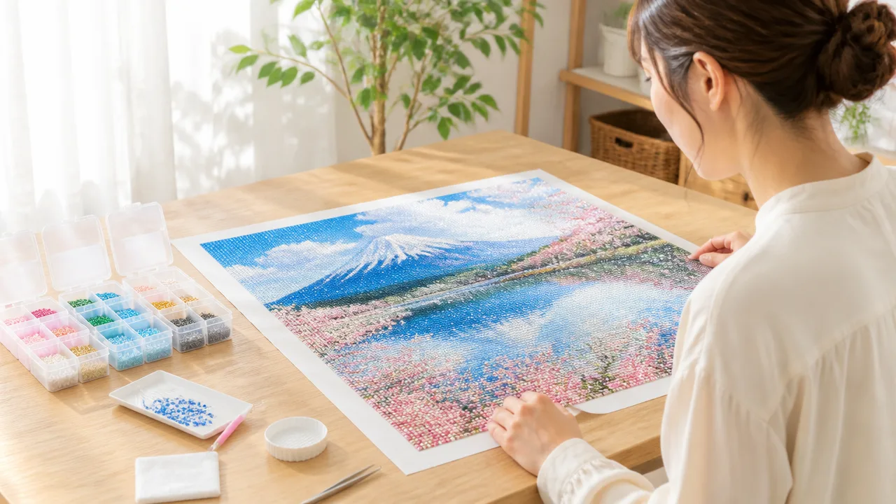 ダイヤモンドアートのビーズが足りないときは?補充方法と色合わせのコツ