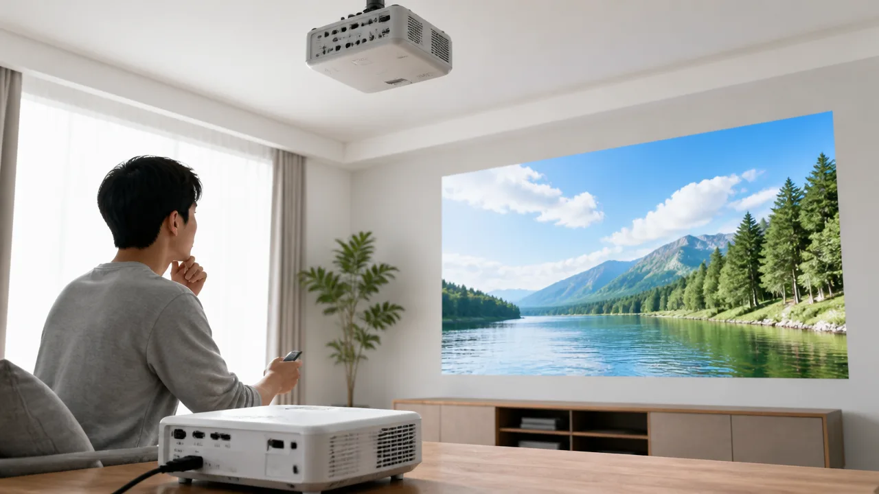 プロジェクターの天井投影でピントが合わない原因と対処法