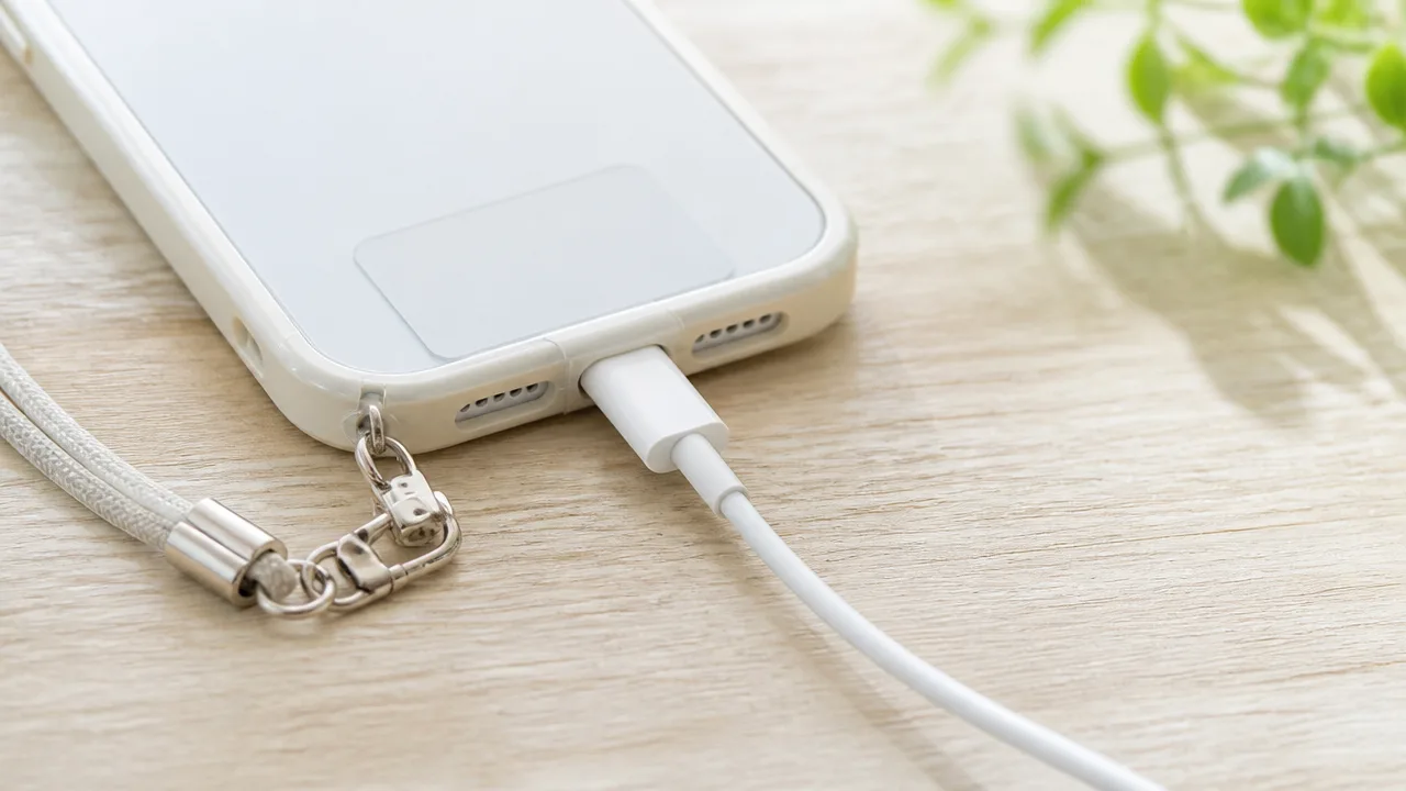 スマホストラップホルダーで充電ケーブルが差さらない原因と対処法