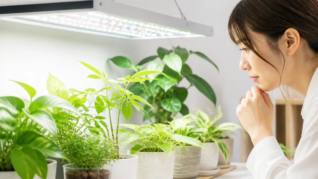 植物育成LEDで葉焼けすることはある?適切な距離と照射時間を解説