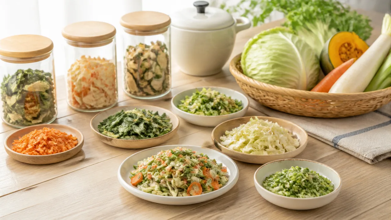フリーズドライ乾燥野菜とエアドライの違いは?特徴と選び方を解説