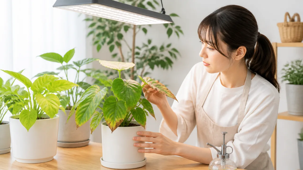 植物育成LEDで葉焼けすることはある?適切な距離と照射時間を解説