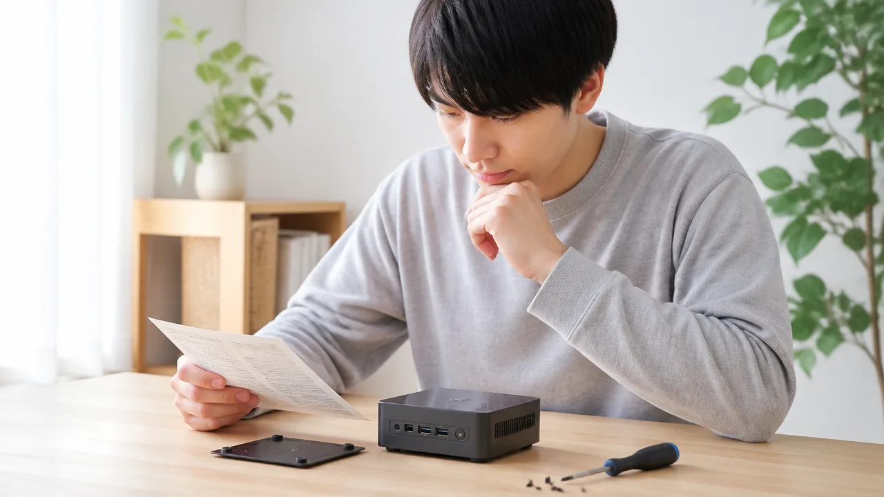 ミニPCのLPDDRメモリは増設できない?見分け方を解説