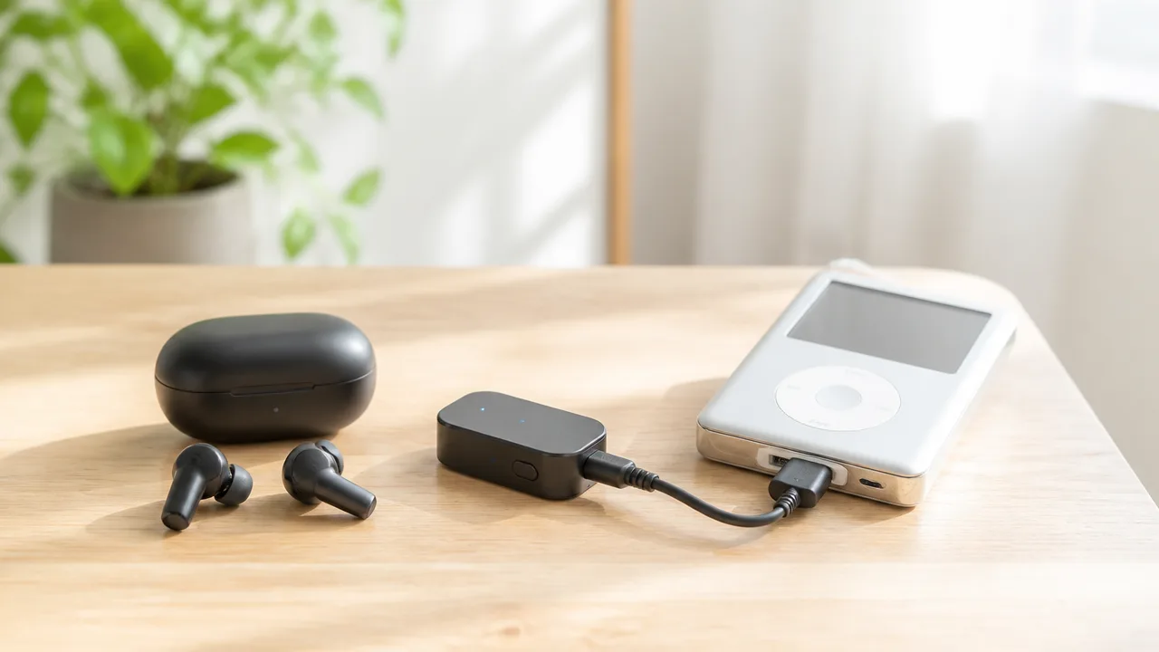 古いiPod classicでBluetoothイヤホンを使う方法と注意点