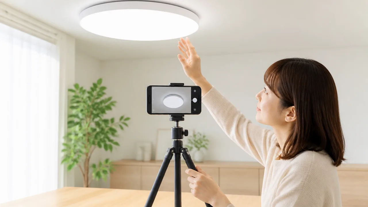 スマホでLED照明を撮ると縞模様が出るのはなぜ?原因と消し方を解説