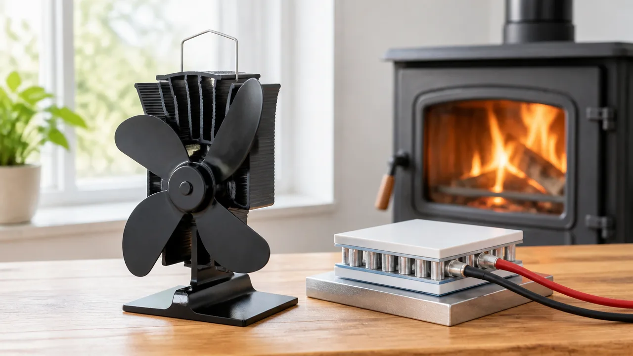ストーブファンは電源なしでなぜ回る?熱で発電する仕組みをやさしく解説