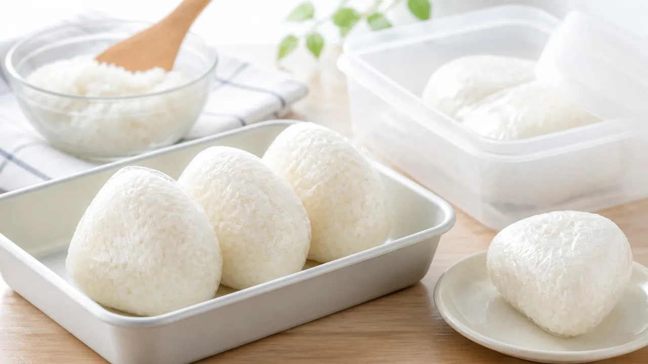 冷凍おにぎりがパサパサになる原因は?ふっくら解凍するコツと保存方法