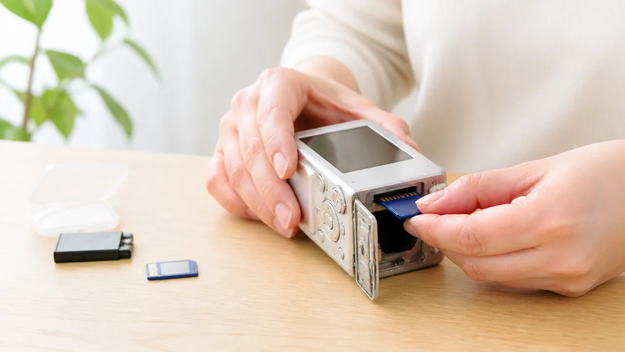 レトロコンデジで大容量SDカードが認識されない理由と対応容量の調べ方