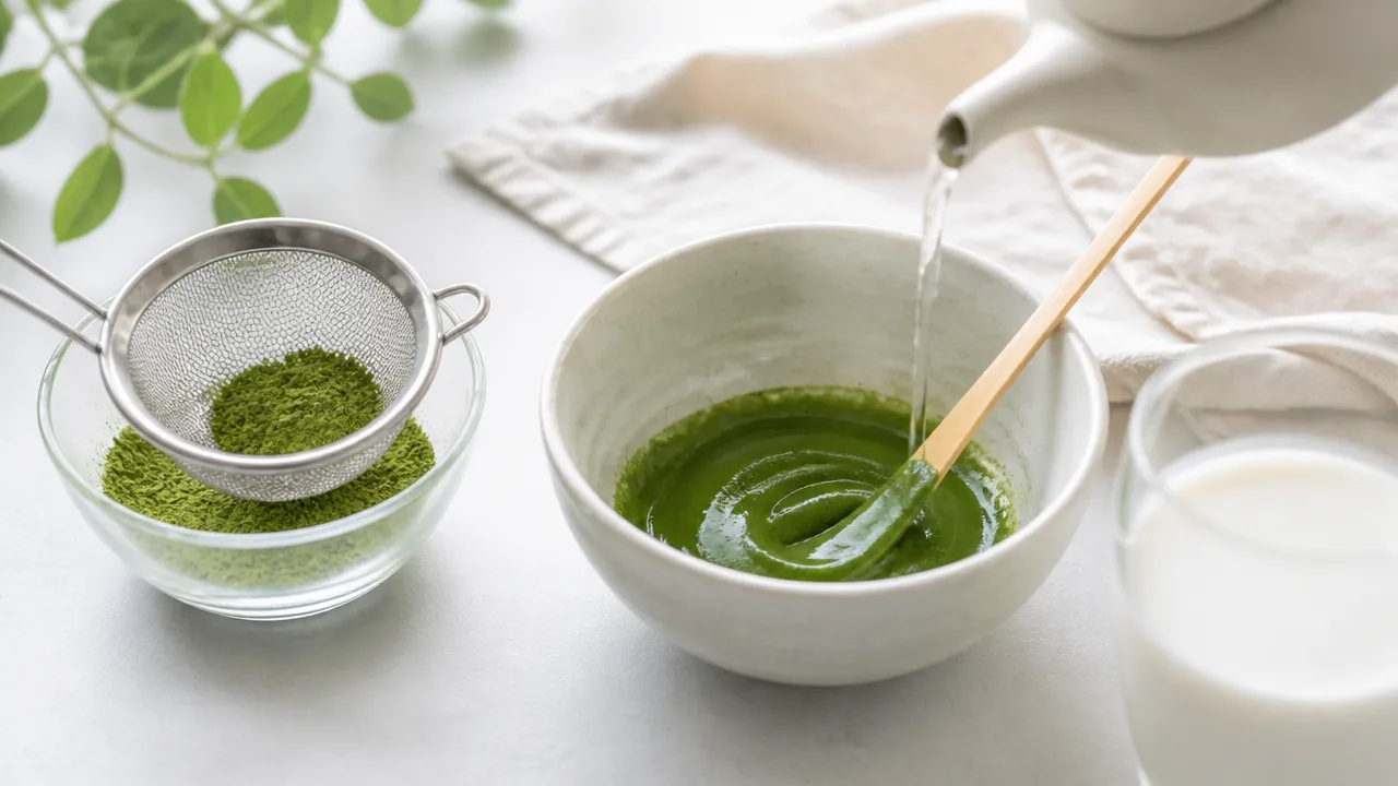 抹茶ラテがダマになる原因は?茶せんなしでなめらかに混ぜる方法