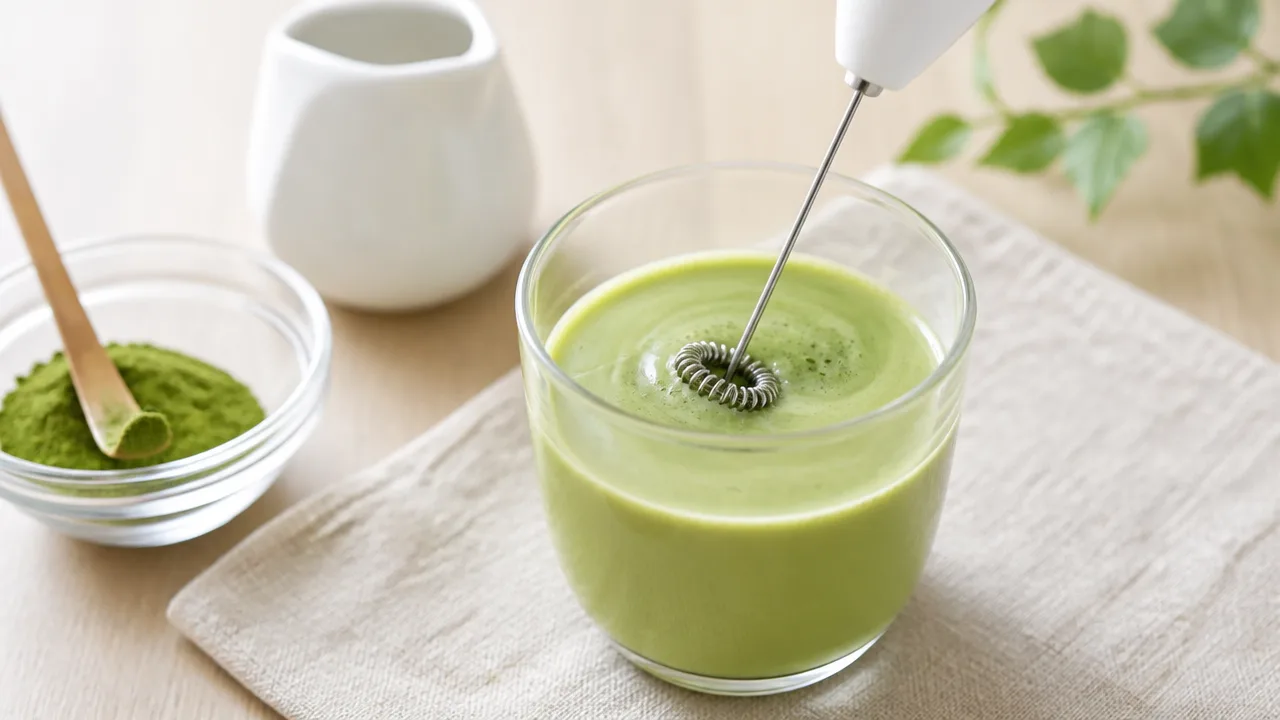抹茶ラテがダマになる原因は?茶せんなしでなめらかに混ぜる方法