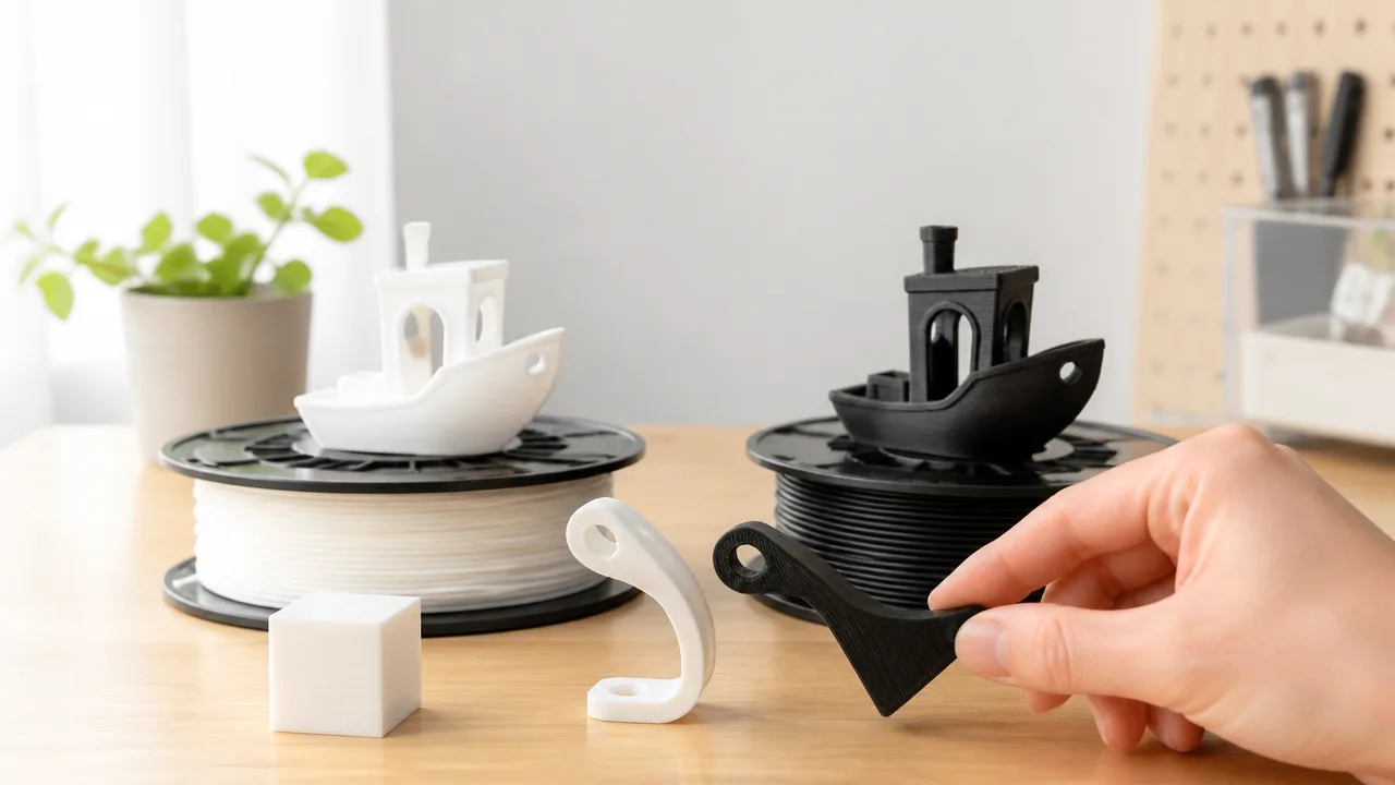 3DプリンターのPLAとPETGの違いを初心者向けにやさしく解説