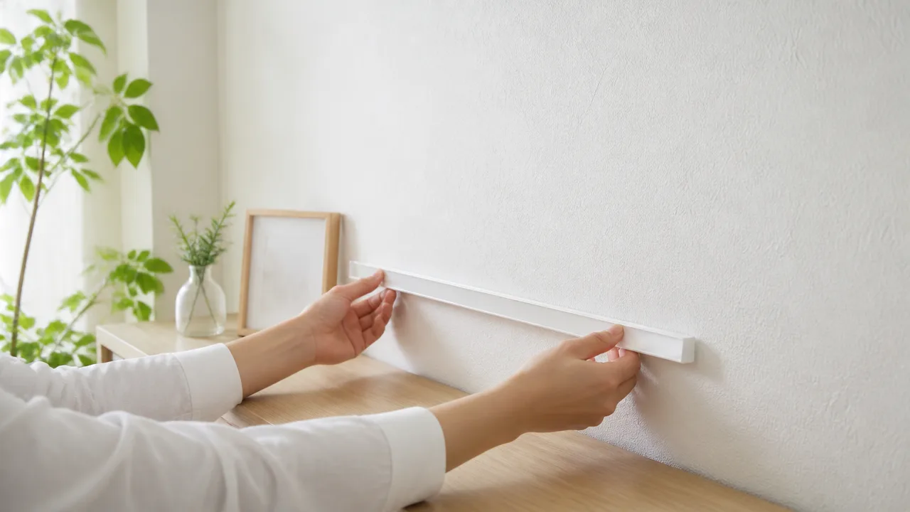 LEDテープライトが壁から剥がれる原因は?賃貸での取り付け方と対策