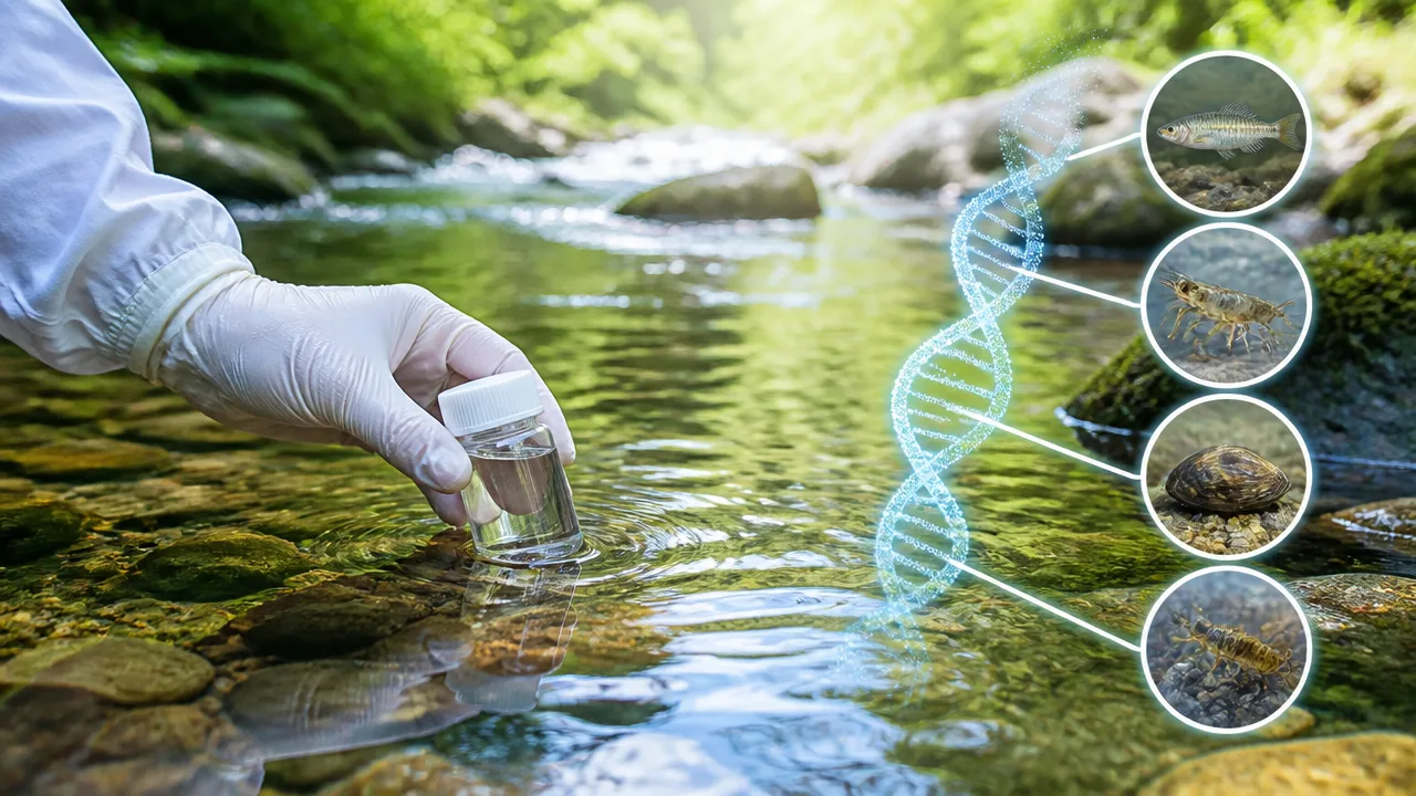 環境DNAで水だけから生き物がわかる仕組みを基礎から解説